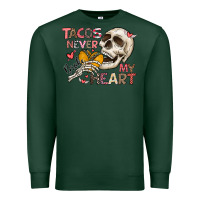Sports Green Tacos Never Broke My Heart Premium Sweatshirt - CowhideDigitalArt