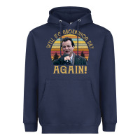 Navy vintage well it's groundhog day again unisex shirt Heavyweight Hoodie - lanVoArt