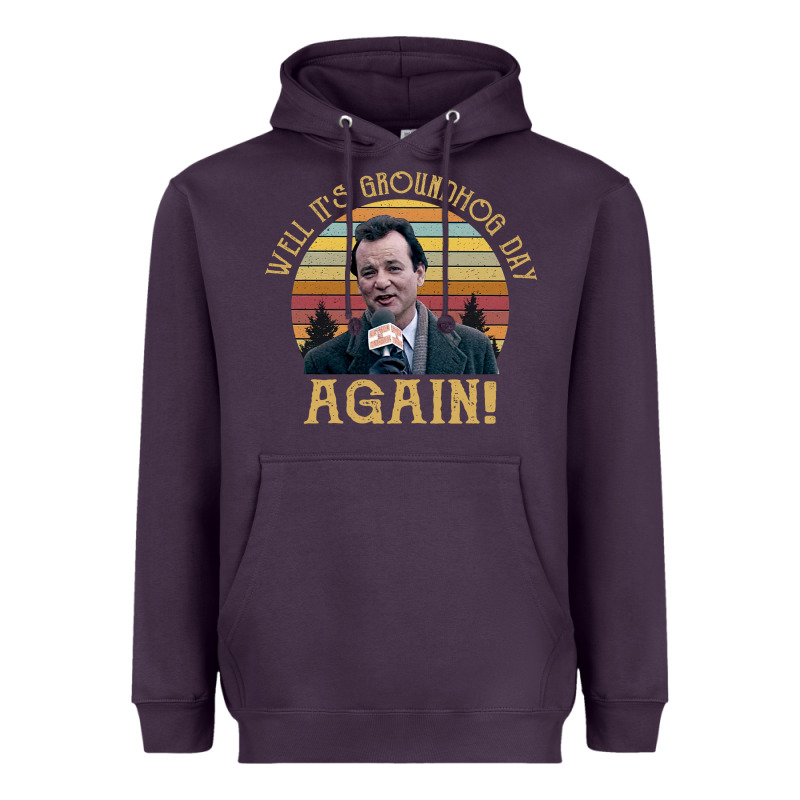 Vintage Well It's Groundhog Day Again Unisex Shirt Heavyweight Hoodie by lanVoArt | Teevron