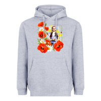 Heather Grey dorothy poppies Heavyweight Hoodie - lanVoArt