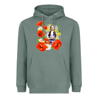 Sage dorothy poppies Heavyweight Hoodie - lanVoArt