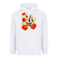 White dorothy poppies Heavyweight Hoodie - lanVoArt