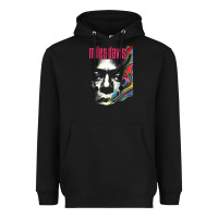 Black miles vintage davis concert retro Heavyweight Hoodie - lanVoArt
