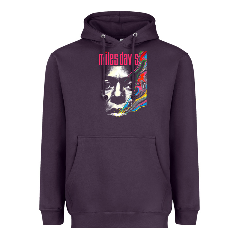 Miles Vintage Davis Concert Retro Heavyweight Hoodie by lanVoArt | Teevron