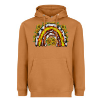 Meerkat sunflower sports rainbow Heavyweight Hoodie - RacoonDesign