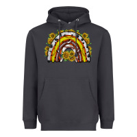 Smoke sunflower sports rainbow Heavyweight Hoodie - RacoonDesign