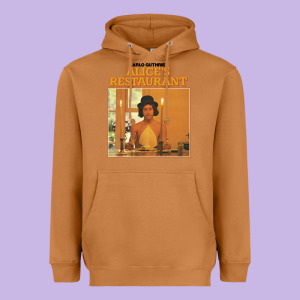 Arlo Guthrie Alice's Restaurant Heavyweight Hoodie Designed By Lanvoart