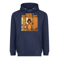 Navy arlo guthrie alice's restaurant Heavyweight Hoodie - lanVoArt