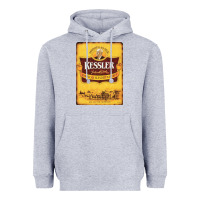 Heather Grey kessler vintage Heavyweight Hoodie - lanVoArt