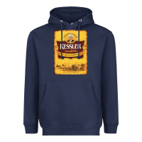 Navy kessler vintage Heavyweight Hoodie - lanVoArt