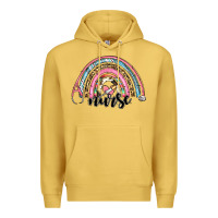 Antique Gold western nurse rainbow Premium Hoodie - RanaPortraitStore