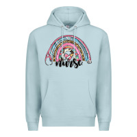 Blue Mist western nurse rainbow Premium Hoodie - RanaPortraitStore