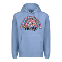 Colony Blue western nurse rainbow Premium Hoodie - RanaPortraitStore