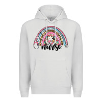 Dove Grey western nurse rainbow Premium Hoodie - RanaPortraitStore