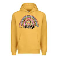 Mustard western nurse rainbow Premium Hoodie - RanaPortraitStore