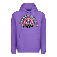 Purple western nurse rainbow Premium Hoodie - RanaPortraitStore
