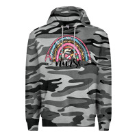 Slate Camo western nurse rainbow Premium Hoodie - RanaPortraitStore