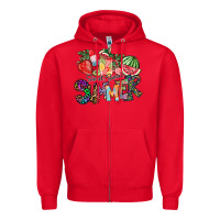 Red Sweet Sweet Summer Zipper Hoodie - CowhideDigitalArt