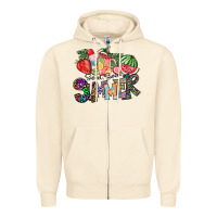 Sandshell Sweet Sweet Summer Zipper Hoodie - CowhideDigitalArt