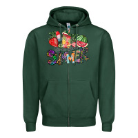 Sports Green Sweet Sweet Summer Zipper Hoodie - CowhideDigitalArt
