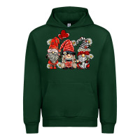 Forest Green ladybug  gnomies Urban Hoodie - BarkalooDesign