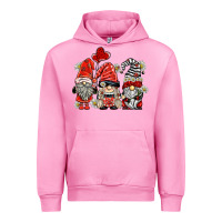 Fuchsia Pink ladybug  gnomies Urban Hoodie - BarkalooDesign