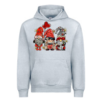 Heather Grey ladybug  gnomies Urban Hoodie - BarkalooDesign