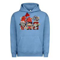 Pigment Pebble Blue ladybug  gnomies Urban Hoodie - BarkalooDesign
