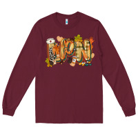 Burgundy fall lpn Long Sleeve Tee - CowGirlArtShop