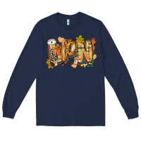 Navy fall lpn Long Sleeve Tee - CowGirlArtShop