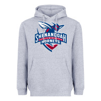 Heather Grey Shenandoah University Hornets Heavyweight Hoodie - lanVoArt