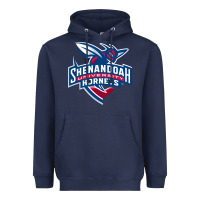 Navy Shenandoah University Hornets Heavyweight Hoodie - lanVoArt