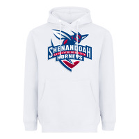 White Shenandoah University Hornets Heavyweight Hoodie - lanVoArt