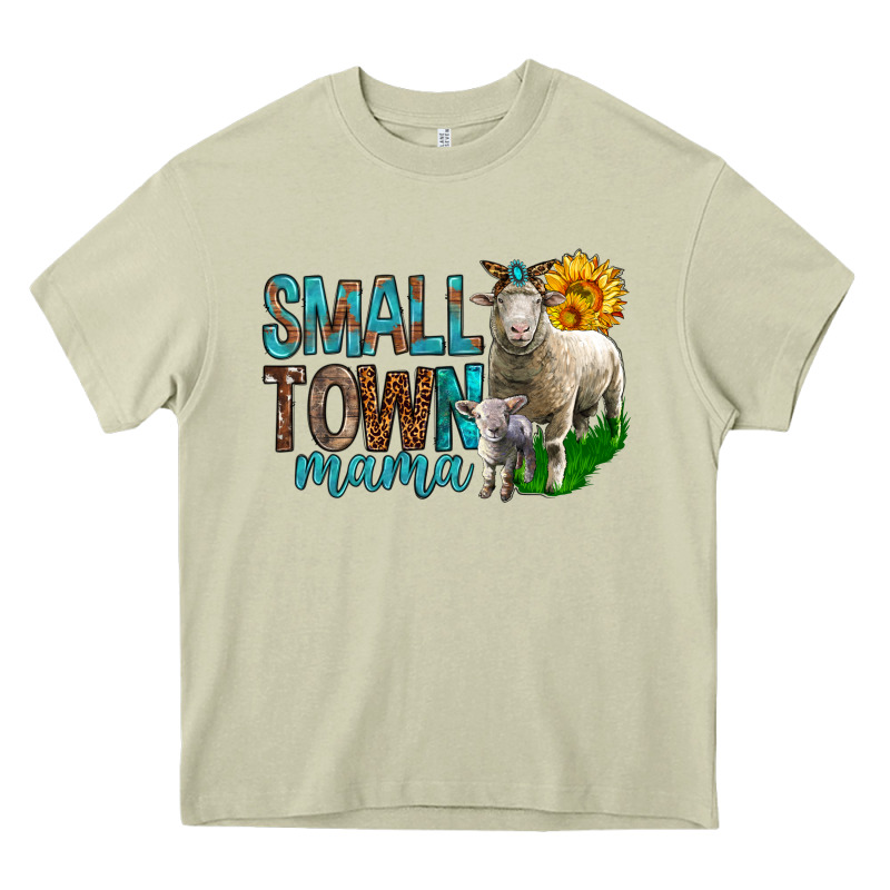 Small Town Mama With Sheeps Heavy Core Tee by BundleAndBundleShop | Teevron