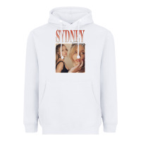 White sydney sweeney Heavyweight Hoodie - lanVoArt