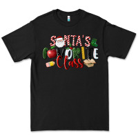 Black Santa's Favorite Class Christmas Premium Tee - LillyAllenDesigns