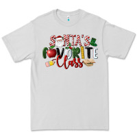 Dove Grey Santa's Favorite Class Christmas Premium Tee - LillyAllenDesigns