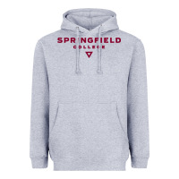 Heather Grey springfield college Heavyweight Hoodie - lanVoArt