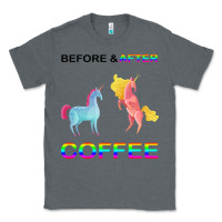 Charcoal Heather Before After Coffee Classic Tee - Bettercallsaul