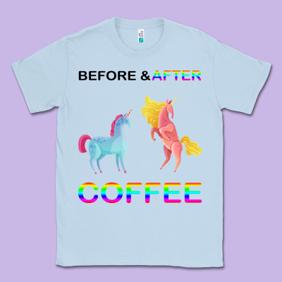 Before After Coffee Classic Tee Designed By Bettercallsaul