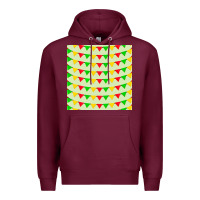 Burgundy mexico seamless pattern Premium Hoodie - FaDigitalArtStudio