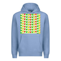Colony Blue mexico seamless pattern Premium Hoodie - FaDigitalArtStudio