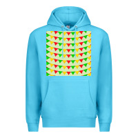 Ocean Blue mexico seamless pattern Premium Hoodie - FaDigitalArtStudio