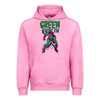 Fuchsia Pink green goblin Urban Hoodie - lanVoArt