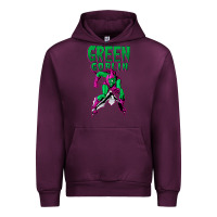 Mauve Wine green goblin Urban Hoodie - lanVoArt