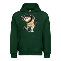 Forest Green where the wild things are carol Urban Hoodie - lanVoArt