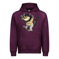 Mauve Wine where the wild things are carol Urban Hoodie - lanVoArt