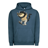 Pigment Midnight Navy where the wild things are carol Urban Hoodie - lanVoArt