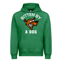 Emerald bitten by a dog angry dog bite funny gift Urban Hoodie - lanVoArt