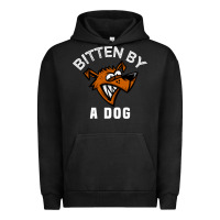 Pigment Black bitten by a dog angry dog bite funny gift Urban Hoodie - lanVoArt